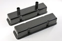 ALUMINUM CHEVY SB 283-350 TALL CIRCLE TRACK VALVE COVERS – BLACK