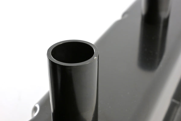 ALUMINUM CHEVY SB 283-350 TALL CIRCLE TRACK VALVE COVERS – BLACK