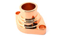 ALUMINUM CHEVY SMALL BLOCK BIG BLOCK STRAIGHT THERMOSTAT HOUSING WATER NECK - COPPER