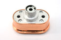 CHEVY-FORD-MOPAR BILLET ALUMINUM BREATHER - FINNED - COPPER