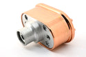 CHEVY-FORD-MOPAR BILLET ALUMINUM BREATHER - FINNED - COPPER