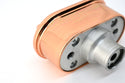 CHEVY-FORD-MOPAR BILLET ALUMINUM BREATHER - FINNED - COPPER