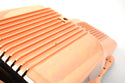 1962-82 FORD SMALL BLOCK 260-289-302 ALUMINUM STOCK CAPACITY OIL PAN - RETRO FINNED - COPPER