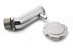 Aluminum Oil Filler Tube with Oil Baffle – Polished Finish