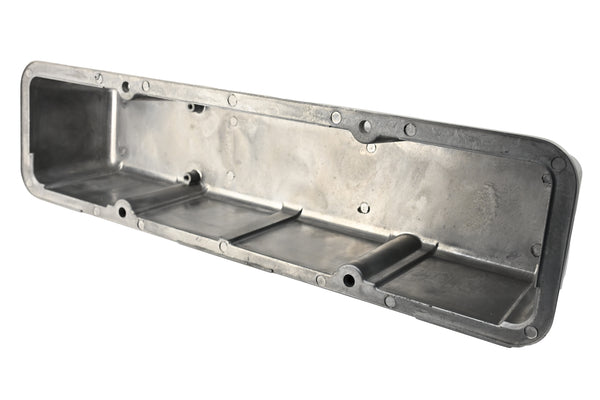 Polished Aluminum Tall Valve Covers – Fits 1958–86 Chevy SB 283–400 -Smooth, No Holes –
