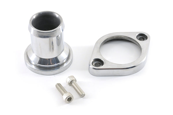 ALUMINUM MOPAR HEMI GEN 3  STAIGHT WATER NECK THERMOSTAT HOUSING-POLISHED