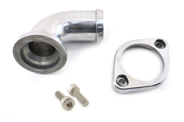 ALUMINUM MOPAR HEMI GEN 3  90 DEGREE WATER NECK THERMOSTAT HOUSING - POLISHED