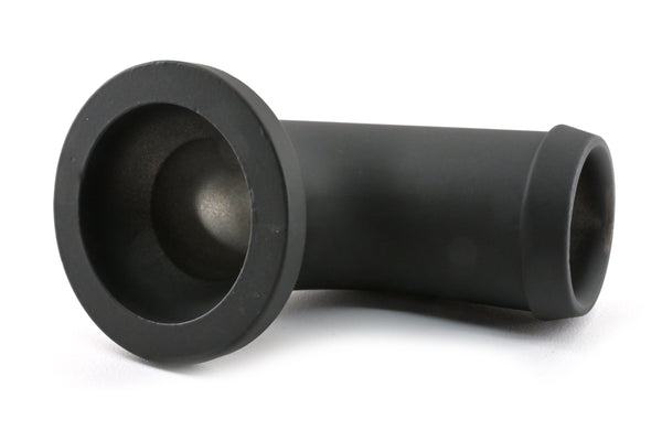 ALUMINUM MOPAR HEMI GEN 3  90 DEGREE WATER NECK THERMOSTAT HOUSING - BLACK