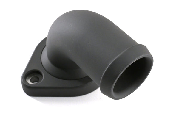 ALUMINUM MOPAR HEMI GEN 3  90 DEGREE WATER NECK THERMOSTAT HOUSING - BLACK