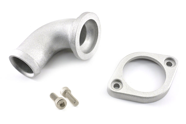 ALUMINUM MOPAR HEMI GEN 3  90 DEGREE WATER NECK THERMOSTAT HOUSING -NATURAL