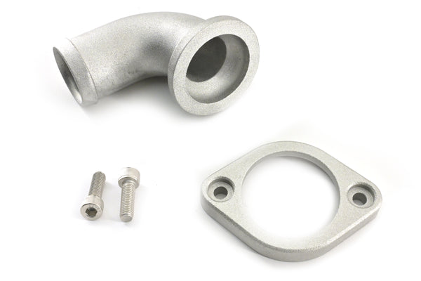 ALUMINUM MOPAR HEMI GEN 3  90 DEGREE WATER NECK THERMOSTAT HOUSING -NATURAL