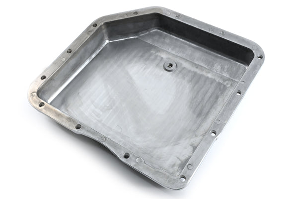 CHEVY-GM TURBO TH-350 ALUMINUM TRANSMISSION PAN KIT DEEP FINNED - CHROME