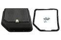 CFR Performance COMPATIBLE/REPLACEMENT CHEVY-GM TURBO TH-350 ALUMINUM TRANSMISSION PAN KIT DEEP FINNED - BLACK