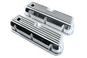 1962-85 FORD SMALL BLOCK 289-302-351W-5.0L TALL CHROME ALUMINUM VALVE COVERS - FULL FINNED