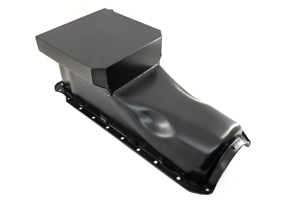 1965-90 CHEVY BIG BLOCK 396-402-427-454 DRAG RACING OIL PAN - BLACK