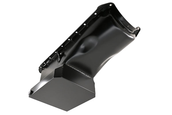 1965-90 CHEVY BIG BLOCK 396-402-427-454 DRAG RACING OIL PAN - BLACK