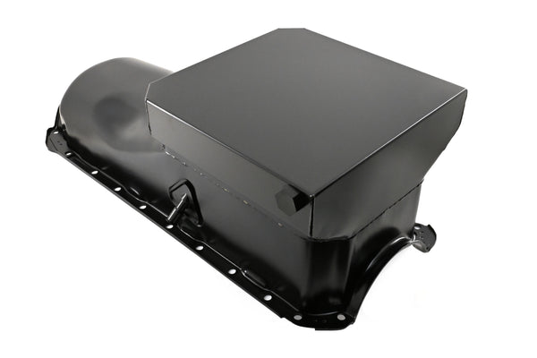 1965-90 CHEVY BIG BLOCK 396-402-427-454 DRAG RACING OIL PAN - BLACK