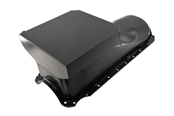 1965-90 CHEVY BIG BLOCK 396-402-427-454 DRAG RACING OIL PAN - BLACK