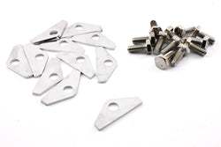 CHEVY SMALL BLOCK HEX BOLTS & HOLD-DOWN TABS FOR VALVE COVERS - CHROME