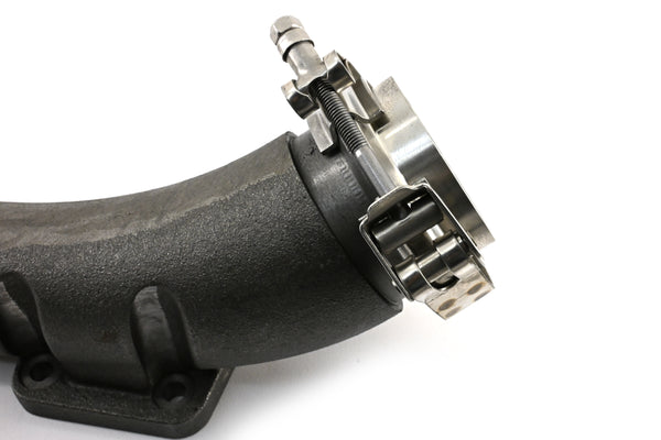 CFR Performance Cast Iron Exhaust Manifolds Compatible with 2002-2012 Dodge, Plymouth HEMI Gen III V-Band - Raw