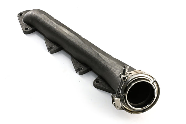 CFR Performance Cast Iron Exhaust Manifolds Compatible with 2002-2012 Dodge, Plymouth HEMI Gen III V-Band - Raw
