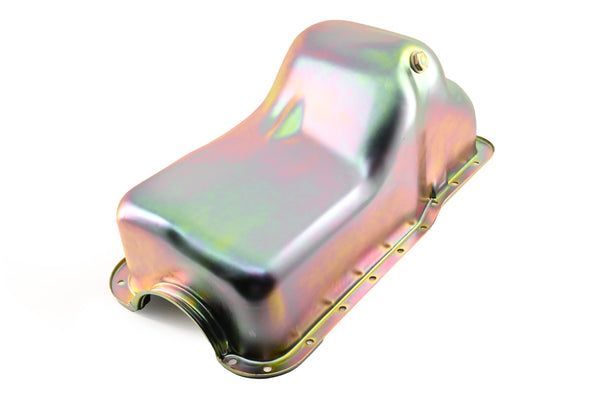 1988-96 FORD SMALL BLOCK 255-260-289-302 STOCK CAPACITY TRUCK OIL PAN - ZINC