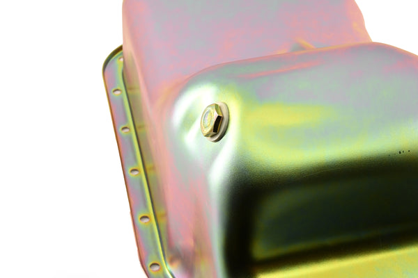 1988-96 FORD SMALL BLOCK 255-260-289-302 STOCK CAPACITY TRUCK OIL PAN - ZINC