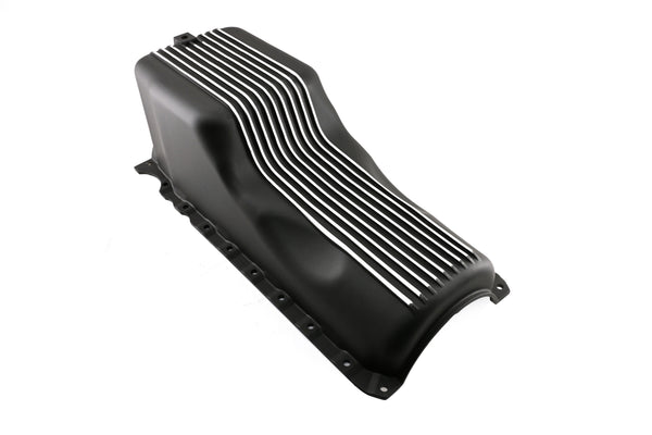 ALUMINUM 1991-Up CHEVY BB 396-402-427-454 GEN 5, 6 OIL PAN - BLACK