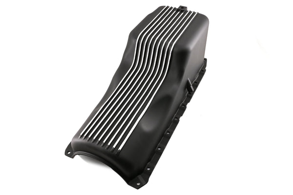 ALUMINUM 1991-Up CHEVY BB 396-402-427-454 GEN 5, 6 OIL PAN - BLACK