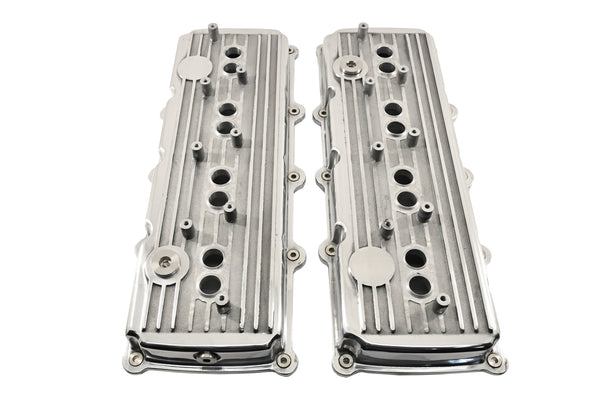 Aluminum Hellcat Conversion Valve Covers Fits 2003–2020 Mopar Chrysler Jeep Ram Gen 3 HEMI 5.7L 6.1L 6.4L - Polished