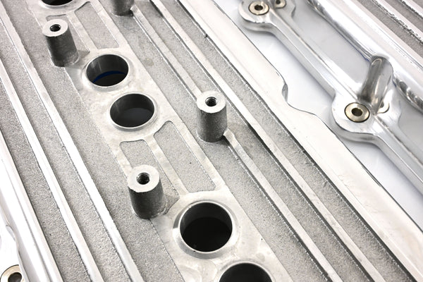 Aluminum Hellcat Conversion Valve Covers Fits 2003–2020 Mopar Chrysler Jeep Ram Gen 3 HEMI 5.7L 6.1L 6.4L - Polished