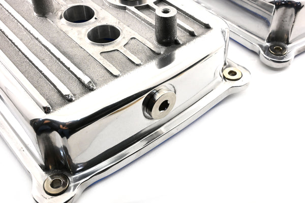 Aluminum Hellcat Conversion Valve Covers Fits 2003–2020 Mopar Chrysler Jeep Ram Gen 3 HEMI 5.7L 6.1L 6.4L - Polished