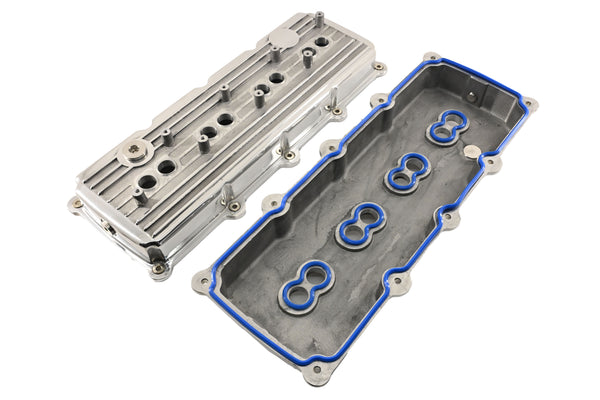 Aluminum Hellcat Conversion Valve Covers Fits 2003–2020 Mopar Chrysler Jeep Ram Gen 3 HEMI 5.7L 6.1L 6.4L - Polished