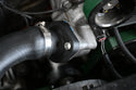 ALUMINUM MOPAR HEMI GEN 3  STAIGHT WATER NECK THERMOSTAT HOUSING-BLACK