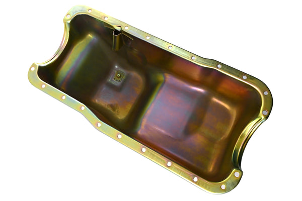 STEEL 1981-87 FORD 351W 5.8L E-F-100-150-250-350 OIL PAN - ZINC