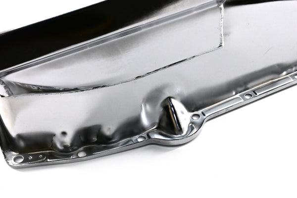 Cobra-Tek Chrome Drag Racing Oil Pan For Chevy Small Block 283-305-327-350-400 (1958-79)