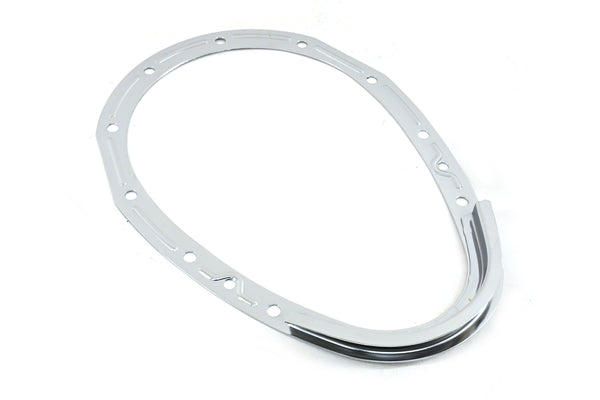 Steel Timing Chain Cover Chevy Small Block 2-Piece 283–350 Set – Chrome