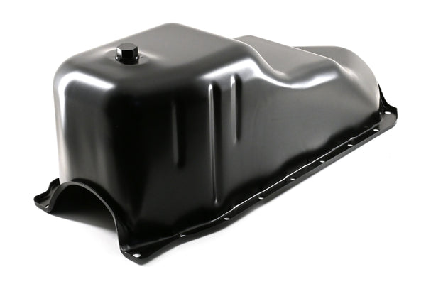 Truck/Marine 5‑Quart Replacement Oil Pan – Fits MerCruiser 5.0 / 5.7 & Chevy 305‑350‑377‑383‑6.2L – 12mm, 1‑Piece Rear Main Seal