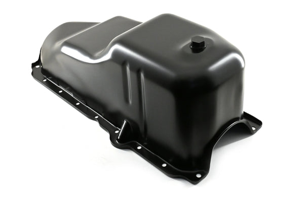 Truck/Marine 5‑Quart Replacement Oil Pan – Fits MerCruiser 5.0 / 5.7 & Chevy 305‑350‑377‑383‑6.2L – 12mm, 1‑Piece Rear Main Seal