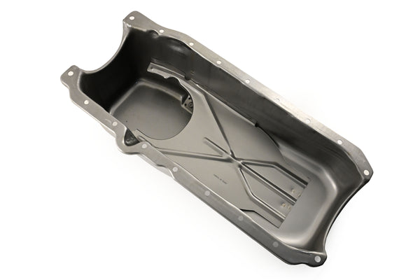 1986-02 CHEVY SMALL BLOCK 305-327-350 STOCK CAPACITY OIL PAN - UNPLATED