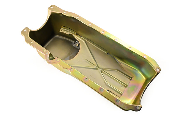 1986-02 CHEVY SMALL BLOCK 305-327-350 STOCK CAPACITY OIL PAN - ZINC