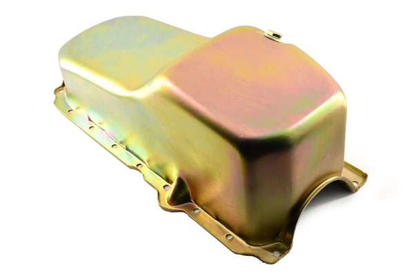 1986-02 CHEVY SMALL BLOCK 305-327-350 STOCK CAPACITY OIL PAN - ZINC