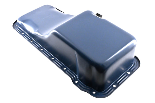 1958-76 FORD BIG BLOCK FE 352-390-406-427-428 STOCK CAPACITY OIL PAN - BLUE