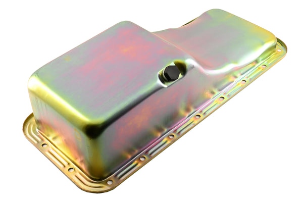1958-76 FORD BIG BLOCK FE 352-390-406-427-428 STOCK CAPACITY OIL PAN - ZINC
