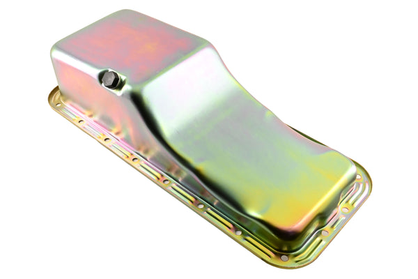 1958-76 FORD BIG BLOCK FE 352-390-406-427-428 STOCK CAPACITY OIL PAN - ZINC