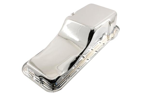 1958-76 FORD BIG BLOCK FE 352-390-406-427-428 STOCK CAPACITY OIL PAN - CHROME