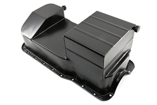 1979-93 FORD SMALL BLOCK 302 5.0 MUSTANG DRAG RACING OIL PAN - BLACK