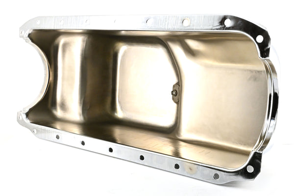 1971-80 CHRYSLER-MOPAR SMALL BLOCK 360 OIL PAN - CHROME