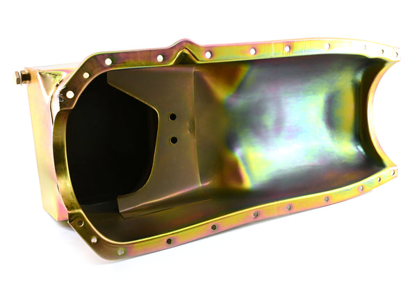 1964-80 OLDSMOBILE 330-350-400-425-455 OIL PAN - ZINC