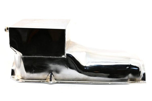 1964-80 OLDSMOBILE 330-350-400-425-455 OIL PAN - CHROME